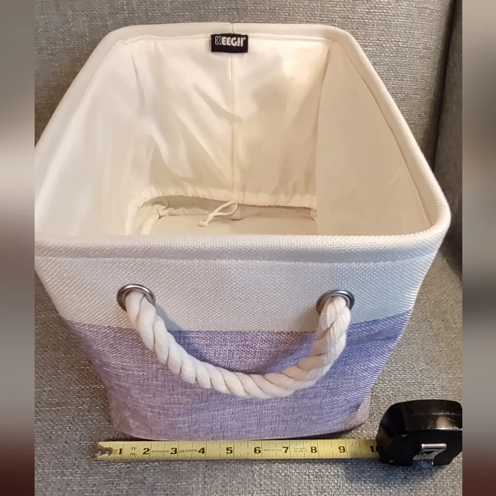 Firm Final price!*Keegh rope handle bin